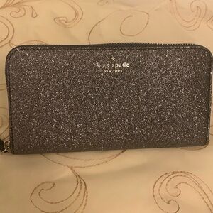 Kate Spade Shimmering Silver Wallet